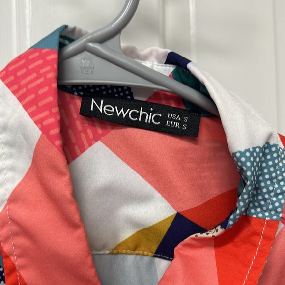 Fun Print Button Up Short Sleeve - Picture 3 of 4